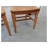 Wood Table and Chairs (6).