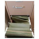4 Drawer File Cabinet (2). Beige