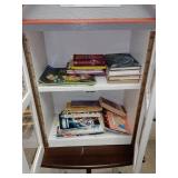 Little Free Book Library Case Display and Table.