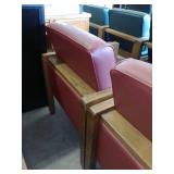 Chairs (3) Rose Colored, Great Overall.
