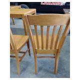 Wood Table and Chairs (6).