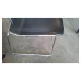 Matrix Plastic chrome and chair with rolling storage cart (4) and Hon Office Arm Chairs (5).