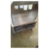Stainless Steel Self-Serve Condiment Station.