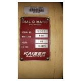 Kaiser D301 Dial-O-Matic Pie Press.