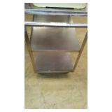 Carlisle Stainless Steel Utility Cart.