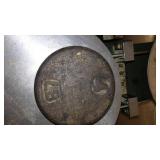 Vintage Dual-Pan Balance Scale with Weights.