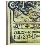 1972 Evel Knievel Signed Event Poster
