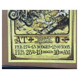 1972 Evel Knievel Signed Event Poster