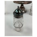 Antique Victorian Silver Plate Cruet Set