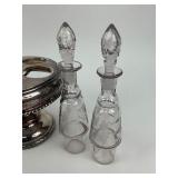 Antique Victorian Silver Plate Cruet Set