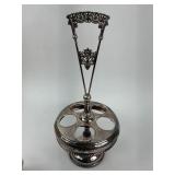 Antique Victorian Silver Plate Cruet Set
