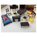 Vintage Plastic Doll House Furniture