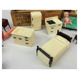 Vintage Plastic Doll House Furniture