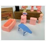 Vintage Plastic Doll House Furniture