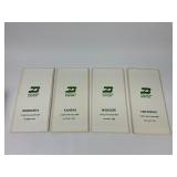 Four 1983 Burlington Northern State Railroad Maps - Nebraska, Kansas, Missouri, Arkansas