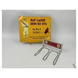 Nap Lajoie Chews Red Devil Sign & Van