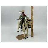 1973 Gabriel The Lone Ranger with Horse Silver - Complete Plus Cap Gun with Holster
