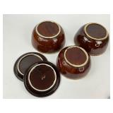 Brown Drip Pottery Lot