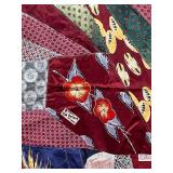 Vintage Necktie Crazy Quilt - Not Finished