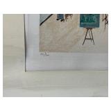 Montmarte - Artist Heine Signed Print 23/300