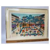 Montmarte - Artist Heine Signed Print 23/300