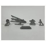 Buck Rogers Lead Figures + Imperial Lead Ingot