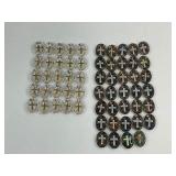 59 Cross Glass Gemstone Religious Pendant