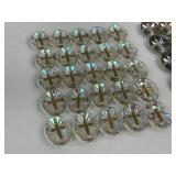 59 Cross Glass Gemstone Religious Pendant