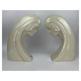 Pair of Vintage Royal Haeger Ceramic Woman Sculpture #6040