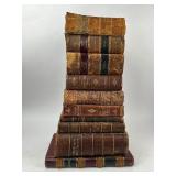 Stack of 10 Antique Books