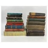Stack of 16 Antique & Vintage Books