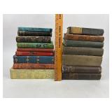 Stack of 16 Antique & Vintage Books