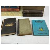 Stack of 16 Antique & Vintage Books