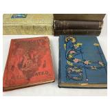 Stack of 16 Antique & Vintage Books