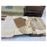 Stack of 16 Antique & Vintage Books