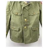 Vintage Clothing Kids Military Style Jacket and Hat