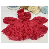 Vintage Clothing Baby/Toddler Knitted Bonnets, bibs, Mittens and Hats