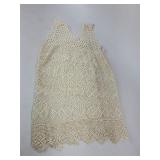 Vintage Clothing Girls Yellow Dress, Red Skirt, and Crocheted Tank Top Garment