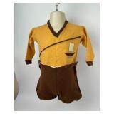 Vintage Clothing Boys Toddler Romper Three Outfits