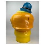 HUGE Clown Head Chalkware Bank