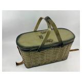 Vintage Hawkeye Refrigerator Picnic Basket