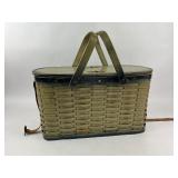 Vintage Hawkeye Refrigerator Picnic Basket