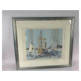 Op Sail - Artist Philip Kelsey Signed Serigraph Print 78/150