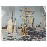 Op Sail - Artist Philip Kelsey Signed Serigraph Print 78/150