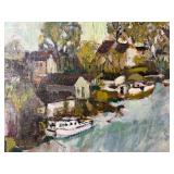 Oil on Canvas Landscape Painting - Artist Unknown