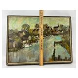Oil on Canvas Landscape Painting - Artist Unknown