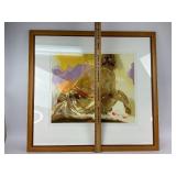 Odalisk in Geel - Artist Christine Comyn Signed Serigraph Print 44/60