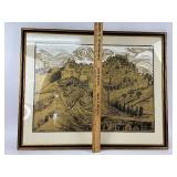 Jerusalem - Limited Edition Serigraph Print by Artist Eliezer Weishoff