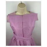 Vintage Clothing Pink Dress with Poodle