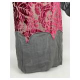 Vintage Clothing Velvet and Silk Sheer Dress Gown